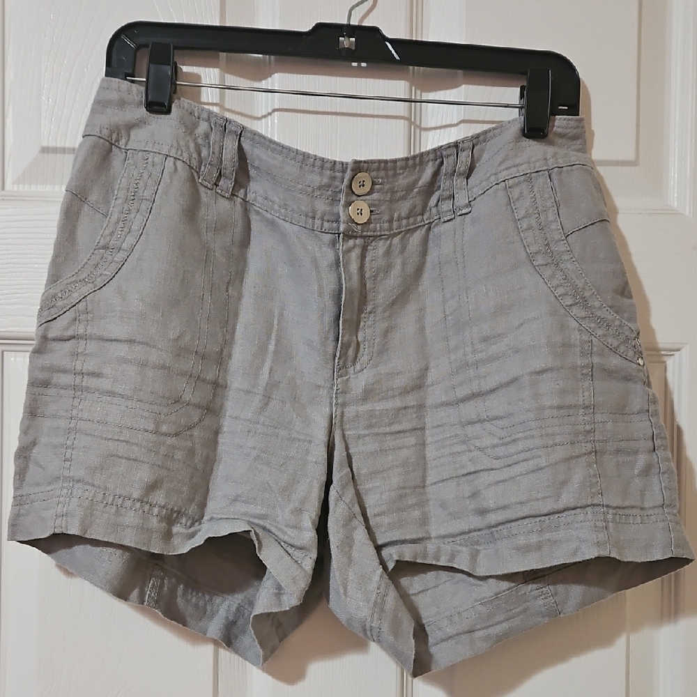 INC International Concepts Light Gray Women's Shorts